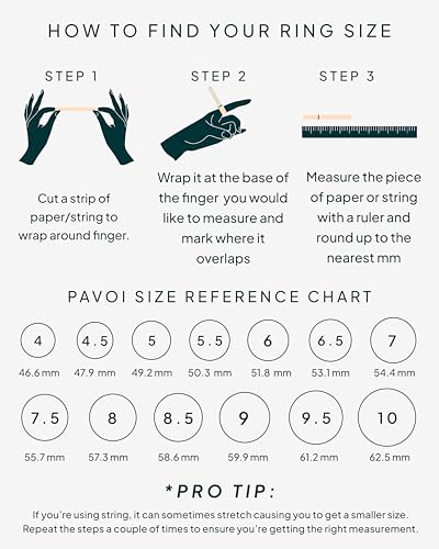 PAVOI 14K Gold Plated Cubic Zirconia Twisted Rope Eternity Band for Women - color: Rose Gold, size: 10