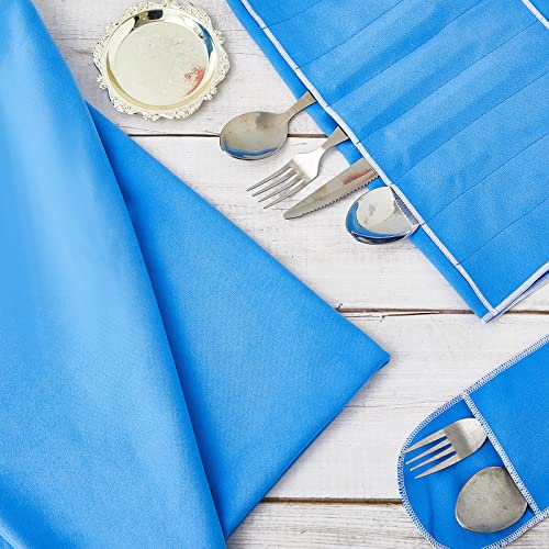 Jecery 1.1 Yard Anti Tarnish Silver Cloth by the Yard, Luxury Jewelry Silver Polishing Storage Protect Cloths for Silverware Flatware Silversmith Polishing(Royal Blue) - color: Royal Blue