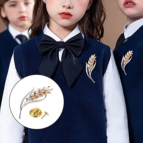 JANYUN 120 Pairs Butterfly Clutch Tie Tacks Pin Back Safty Secure Locking | Silver Gold,Holder Clasp Lock Backings,Replacement with 8mm Length 4mm Width Blank Pin for Brooch Lapel Enamel Craft Making - color: Silver Gold, size: 4mm