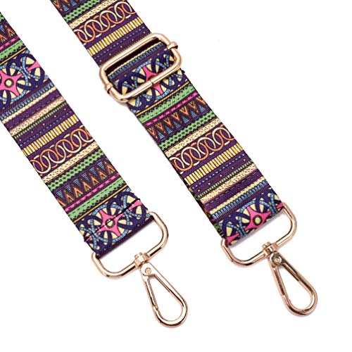 Wide Shoulder Strap Adjustable Replacement Belt Crossbody Canvas Bag Handbag - color: Stripe, size: Wide: 1.4"(3.5cm)