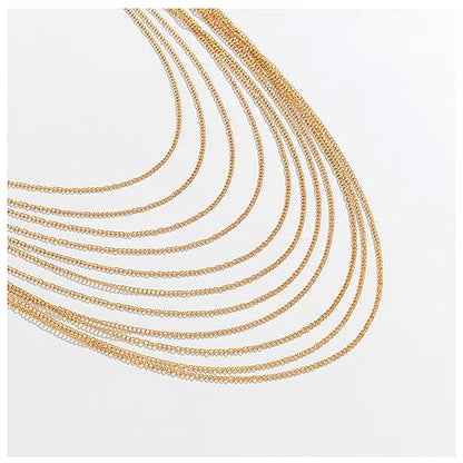 Multi-Layered Shoulder Body Chain Jewelry,Summer Tassel Bra Body Chain Bikini Back Chain Necklace Sexy Festival Rave Shoulder Chain Bridal Wedding Backdrop Jewelry for Women