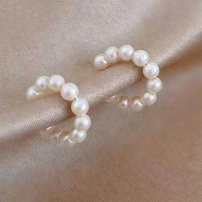 Ear Cuff Earrings for Women Chunky Ear Cuffs Non Piercing | Clip on cartilage earrings helix fake earrings jewelry trendy stuff christmas gift stocking stuffers - color: C