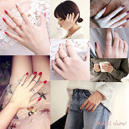 Women's Stainless Steel 1MM Thin Plain Midi Stacking Ring Band Comfort Fit, Size 3 to 10 - color: 1mm Flat - G