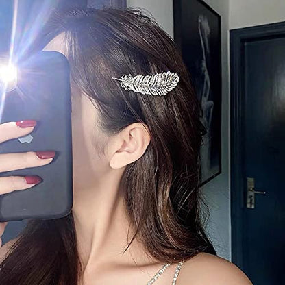 Pearls Hair Clips Pins for Women Girls Trendy Hair Barrettes for Thick Thin Hair for Birthday Gifts Bling Hairpins Headwear Barrette Styling Tools Accessories