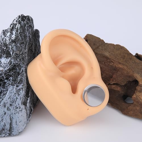 B BodyPJ Sparkles 6 Pairs Ear Gauges Plugs Tunnel Expanders Set,Mix Different Material,Piercing Jewelry - size: 3mm(8g)