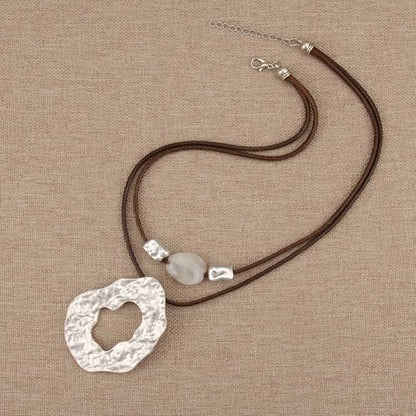 Chunky Pendant Necklace for Women Vintage Boho Necklaces Choker Layered Statement Necklaces Bohemian Jewlery Gifts - style: Bohemian