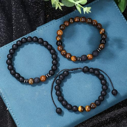 Boho Turquoise Bracelet Stack For Women Wooden Beaded Stretch Wrap Bracelet Jewelry - color: D-boho beaded Bracelet stack
