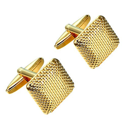 Urban Jewelry Mens Stainless Steel Nautical Knot Cufflinks Formal Wear | Nautical Cufflinks Stainless Steel Rust Resistant Finish Formal Wear Essential Business Style Essential Design - color: Golden Cufflinks for Men