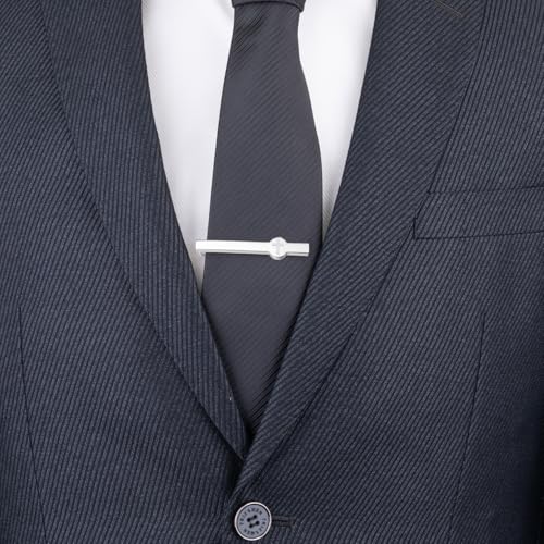 Tie Clips for Men 3Pcs Tie Bar Clip Set Personalized Gifts Suitable for Wedding Anniversary Business - style: 3pcs Cross