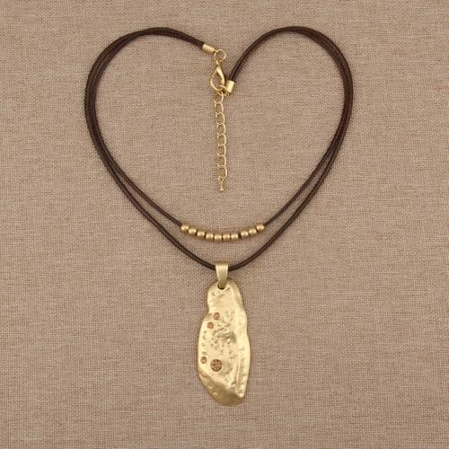 Chunky Pendant Necklace for Women Vintage Boho Necklaces Choker Layered Statement Necklaces Bohemian Jewlery Gifts - style: Boho Pendant Necklace Women