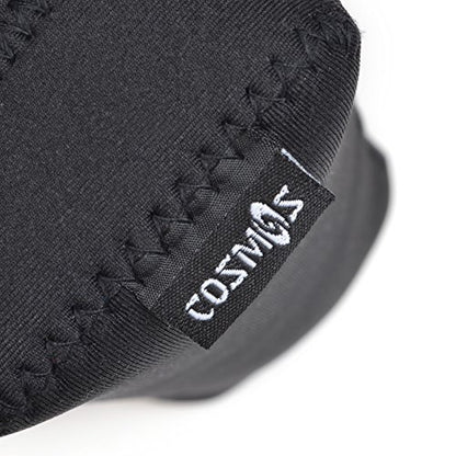 Cosmos Black Color Neoprene Watch and Bracelet Travel Storage Roll Bag with Black Removable Tube Velvet holder - color: Roll Bag-Neoprene