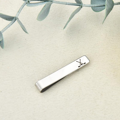 Mens Tie Clip for Golfer Christmas Gifts for Husband Uncle Gift for Golfer Gifts for Men Husband Dad Engraved Tie Clips for Golf Lover Birthday Presents for Dad Uncle Golf Gift Ideas