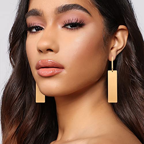 Gold Drop Dangle Earrings Long Geometric Dangle Earrings for Women Statement Jewelry Gifts - color: Dangle B