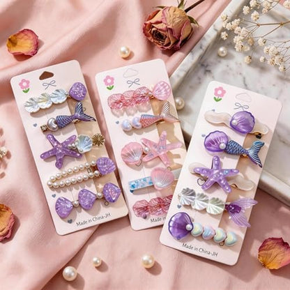 20 Pcs Assorted Hair Clips Set with Jewelry Jar, Fashion Hair Accessories for Everyday Wear & Special Events, Ideal Birthday Gift for Women