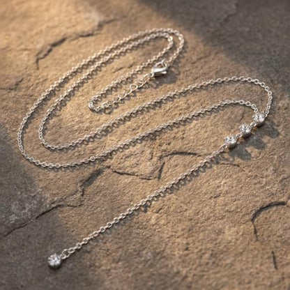 Rhinestone Back Chain Necklace for Women, Bridal Wedding Backdrop Body Jewelry, Pearl Shoulder Back Chain for Backless Dress, Bikini, Prom Evening Party Accessories