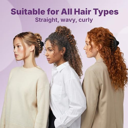 Goody SlideProof Large Hair Clips, Stylish, Secure Grip Octopus Claw Clips for Thick Hair, Styling Accessories for All Occasions & Longer Lengths, Gifts for Women & Girls, Black & Tortoiseshell, 2 Ct - style: Octopus