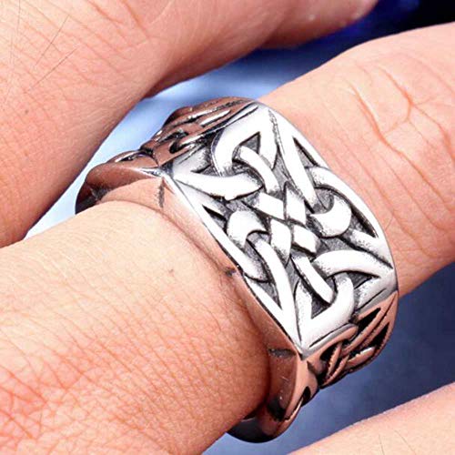 Jude Jewelers Stainless Steel Celtic Knot Signet Style Anniversary Statement Biker Ring