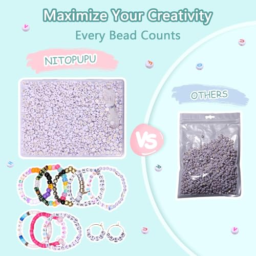 Acrylic Letter Beads Alphabet Gold Letter White Cube Beads for Friendship Bracelets and Gifts Souvenir Jewelry Making(7 * 4mm Round,1000pcs) - color: Gold White(Round)