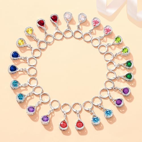 IFKM Silver Jewelry Sets For Women Rhinestone Pearl Crystal CZ Choker Necklace Earrings Bracelets Set For Bridal Bridesmaid Accessories Wedding Prom Anniversary Birthday Gifts - color: Wine Red