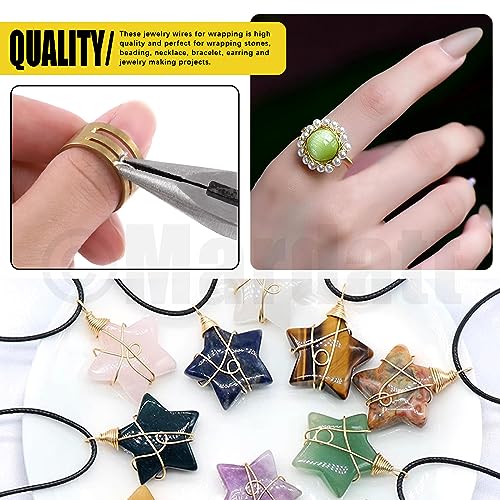 Mardatt 1488Pcs Jewelry Making Supplies Kit - Magnifying Glass, Pliers, Wires, Chain, Jump Ring Opener, Tweezers