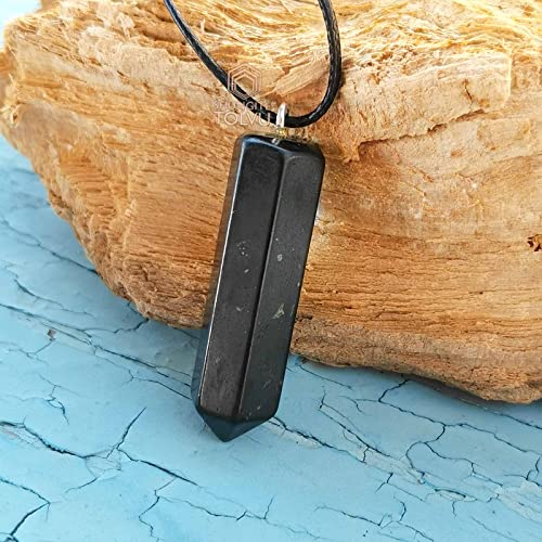 Shungite Pendants - Various Geometric Shapes - Authentic Stone - Certified - style: Fortitude