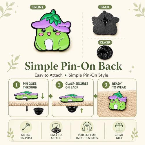 Cute Enamel Pin Sets for Backpacks and Jackets - color: JH-088