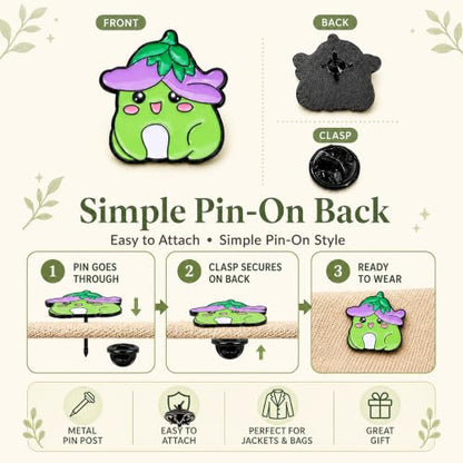 Cute Enamel Pin Sets for Backpacks and Jackets - color: JH-088