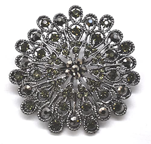 Belagio Enterprises 2 1/2-Inch Rhinestone Brooch | BW-171-182 - size: 2-1/2-Inch, style: BW-131