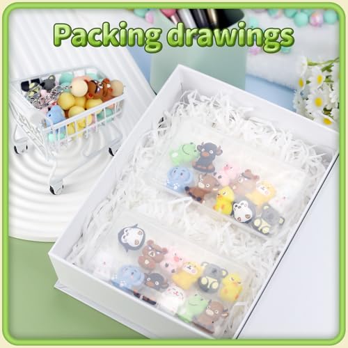 12pcs 3D Animals Silicone Focal Beads for pens | Focal Beads for Keychain Making,Pens,Bracelet,Necklace Crafts,Bulk Silicone Beads for DIY（3D animals style2.0） - color: 3D Animals（style2.0）