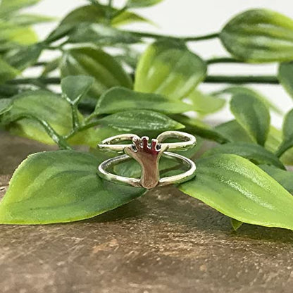 Gem Avenue 925 Sterling Silver Toe Rings Collections – Beach, Celtic, Heart, Dolphin, Flower & More Designs for Women – Elegant Adjustable Summer Jewelry - style: Style 8