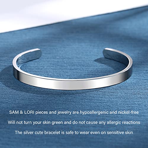 SAM & LORI Personal Bracelets for Teens/Women-Inspirational Jewelry Gifts (Various Designs) for Daughter/Sister/Mom/Friends-Adjustable Bracelet in a Pretty Gift Box - style: 0-Believe in you like I do