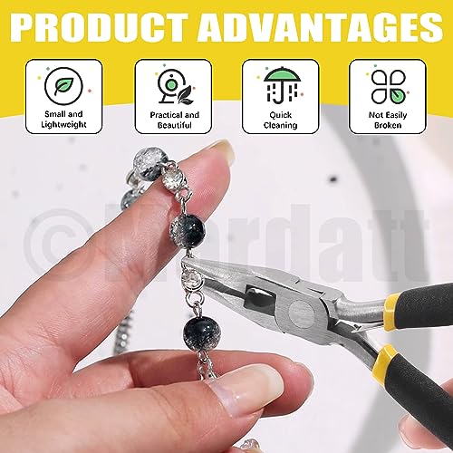 Mardatt 950Pcs Jewelry Making Supplies Kit - Includes Pliers, Wires, Jump Ring Opener, Tweezers, Awl & Accessories for Making & Repair - size: No.1-950Pcs