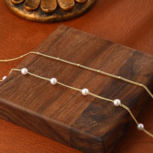 Gold Waist Chain for Women Dainty 14K Gold Plated Layered Belly Chain Adjustable Bikini Belly Beads for the Waist Waterproof Beach Accessories Body Chain Jewelry for Gifts - style: BY0003