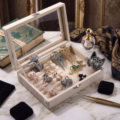 12 Pcs Women Brooches Bulk Vintage Rhinestone Pin Set - style: Cat