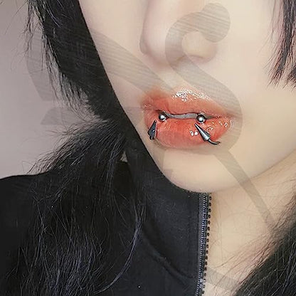 ZS 20G Spike Nose Rings Studs, 18G Stainless Steel Spike Stud Earrings, 16G Septum Lip Rings Cartilage Tragus Helix Piercing for Women Men - color: 18pcs 16g septum rings