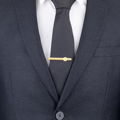 Tie Clips for Men 3Pcs Tie Bar Clip Set Personalized Gifts Suitable for Wedding Anniversary Business - style: 3pcs Freemason