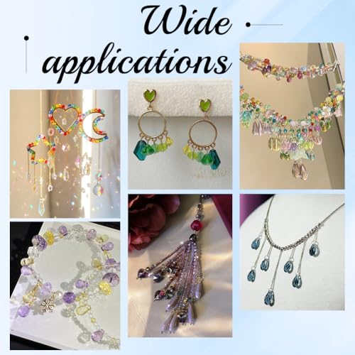 PH PandaHall Faceted Teardrop Charms, 70pcs, 14 Colors, 20mm, AB Color | Glass Crystal Pendants, Glass Charms Beads, For Necklace Earring Bracelet, For DIY Jewelry Craft Making