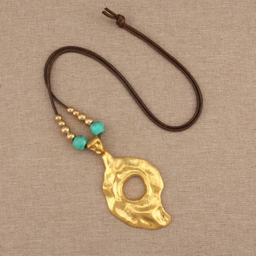 Boho Necklaces for Women Chunky Circle Necklace Bohemian Necklaces | Chunky Boho Necklace for Women Layered Boho Circle Leather Choker Necklace Long Vintage Necklaces Bohemian Jewlery Gifts - style: Boho Necklaces Women Trendy