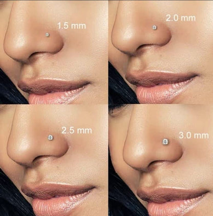 Nose Rings & Studs - 18g, 20g, 22g 14K Gold Bone Nose Studs for Women in Titanium Steel - color: 20g 8pcs Gold Bone Shaped 316L Surgical Steel