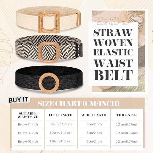 Syhood Woven Belt Dress - color: Black, Black White, Beige, size: Fit Waist Size Below 31''