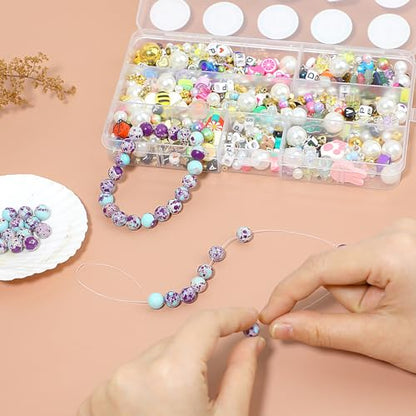 47 Pcs Sea Sediment Imperial Jasper Beads Purple-Blue Jasper Beads 8mm Galaxy Sea Imperial Gemstone Bead Colorful Round Stone Bead for Jewelry DIY Making