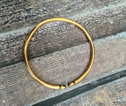 SHINDE EXPORTS pure copper bracelets cuf kada bangle for men and women - style: antic