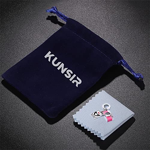 KUNSIR Charms Beads fits Pandora Charm bracelets for Woman 925 Sterling Silver Dangle Pendant Bead Jewelry Beads Gifts Happy Birthday Charms for Women Bracelet&Necklace - style: Camera and Photo Album Charm