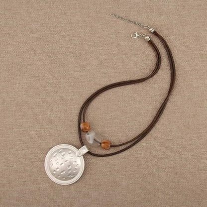 Chunky Pendant Necklace for Women Vintage Boho Necklaces Choker Layered Statement Necklaces Bohemian Jewlery Gifts - style: Bohemian Necklace
