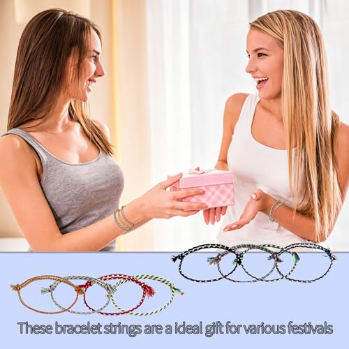 37/52 Pieces Woven Wrap Friendship Bracelets, Handmade Braided Colorful Adjustable Beaded String Bracelet, Boho Friendship Anklets Bracelets for Women, Birthday Gifts Party Presents. - style: Classic -37 pcs