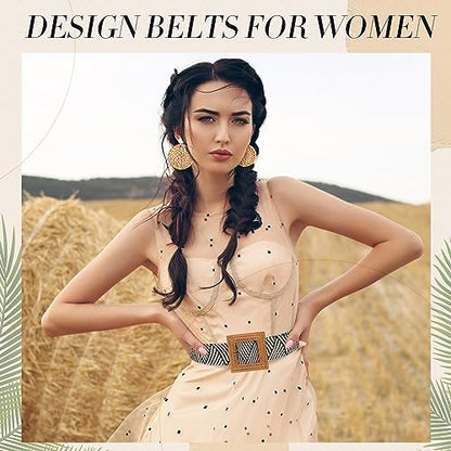 Syhood Woven Belt Dress - color: White,black White,khaki, size: Fit Waist Size Below 40''