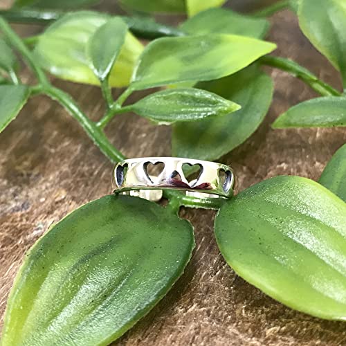 Gem Avenue 925 Sterling Silver Toe Rings Collections – Beach, Celtic, Heart, Dolphin, Flower & More Designs for Women – Elegant Adjustable Summer Jewelry - style: Style 12