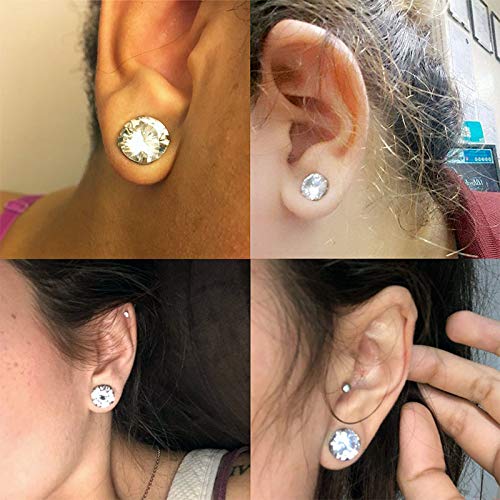 2/4/6/8 Gauge Earrrings Plugs Tunnels Gauges for Ears - color: steel3mm