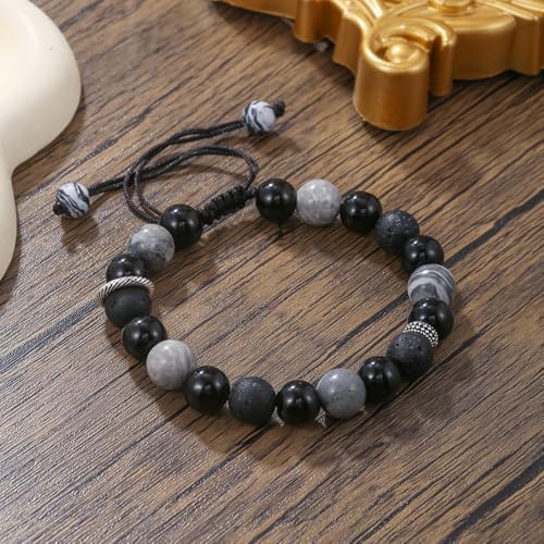 Boho Turquoise Bracelet Stack For Women Wooden Beaded Stretch Wrap Bracelet Jewelry - color: E-boho beaded Bracelet
