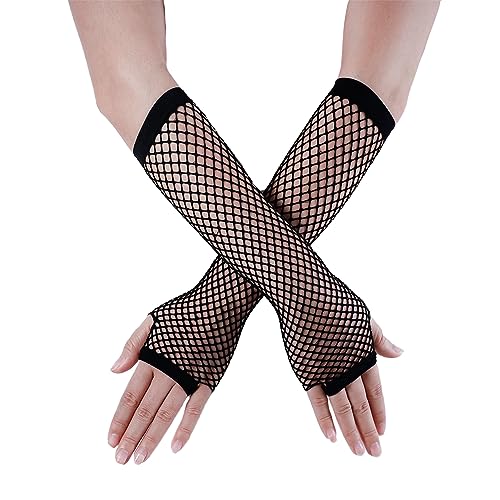 Eigso Velvet Gothic Garter for Women Heart Leg Ring with Rivets Elastic Lace Bracelets Choker Set - color: Black - A3
